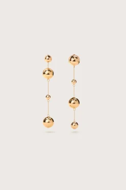 Earrings|Jewelry>Cult Gaia ADRIENNE EARRING - Shiny Brass