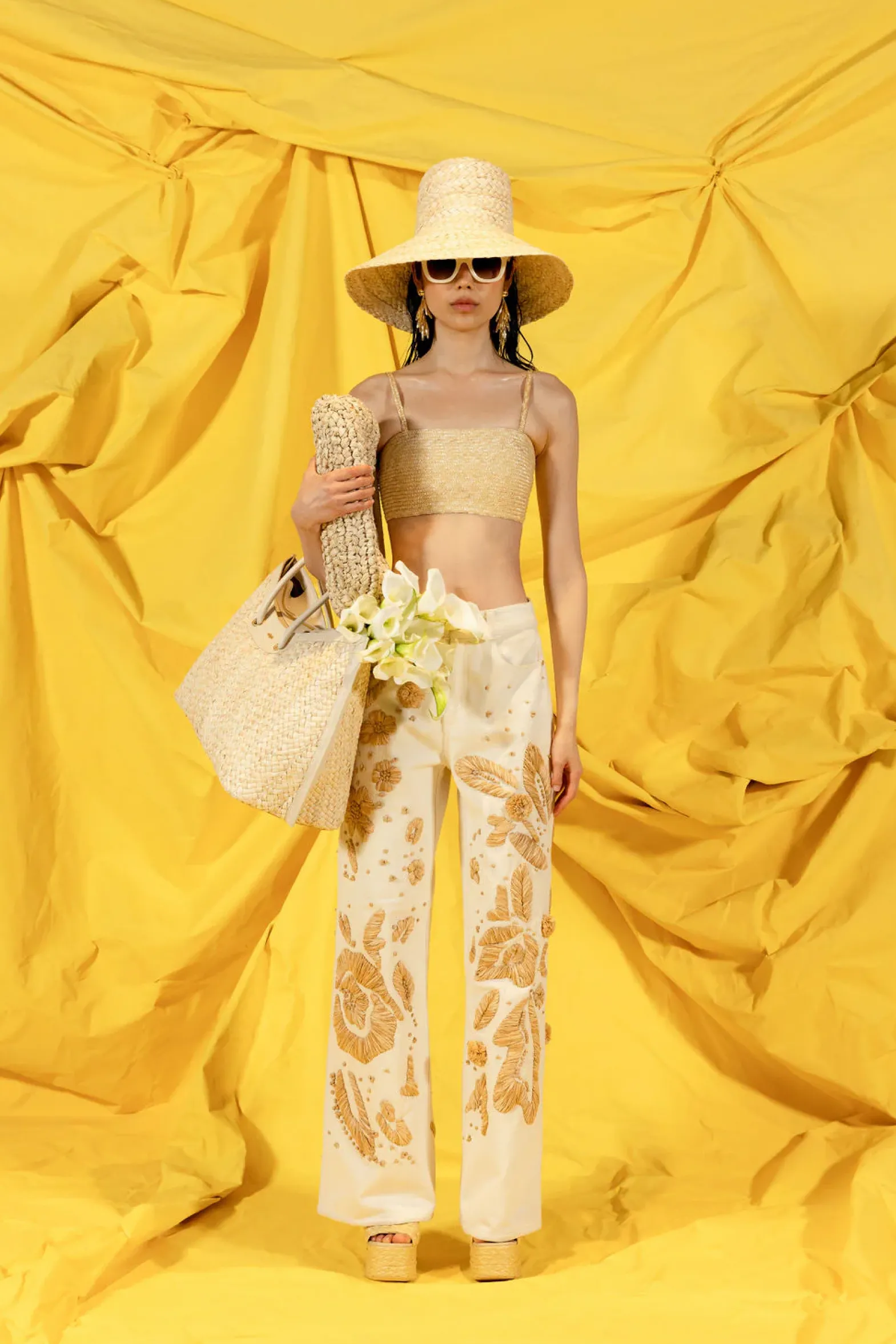 Tops>Cult Gaia ALESSIA TOP - Natural