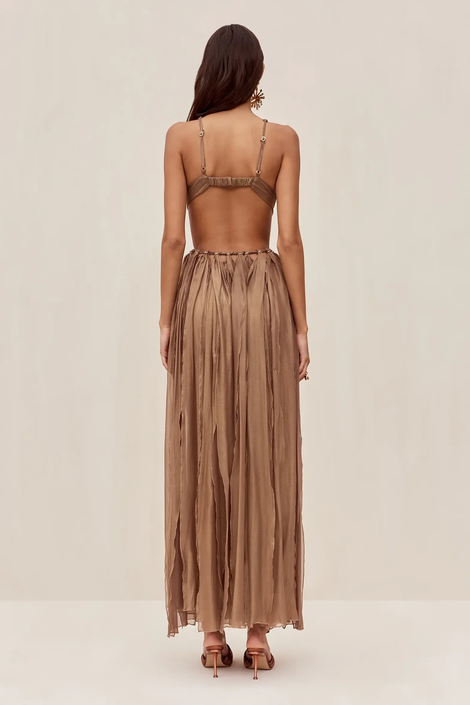 Gowns|Dresses>Cult Gaia ALEXA GOWN - Gold