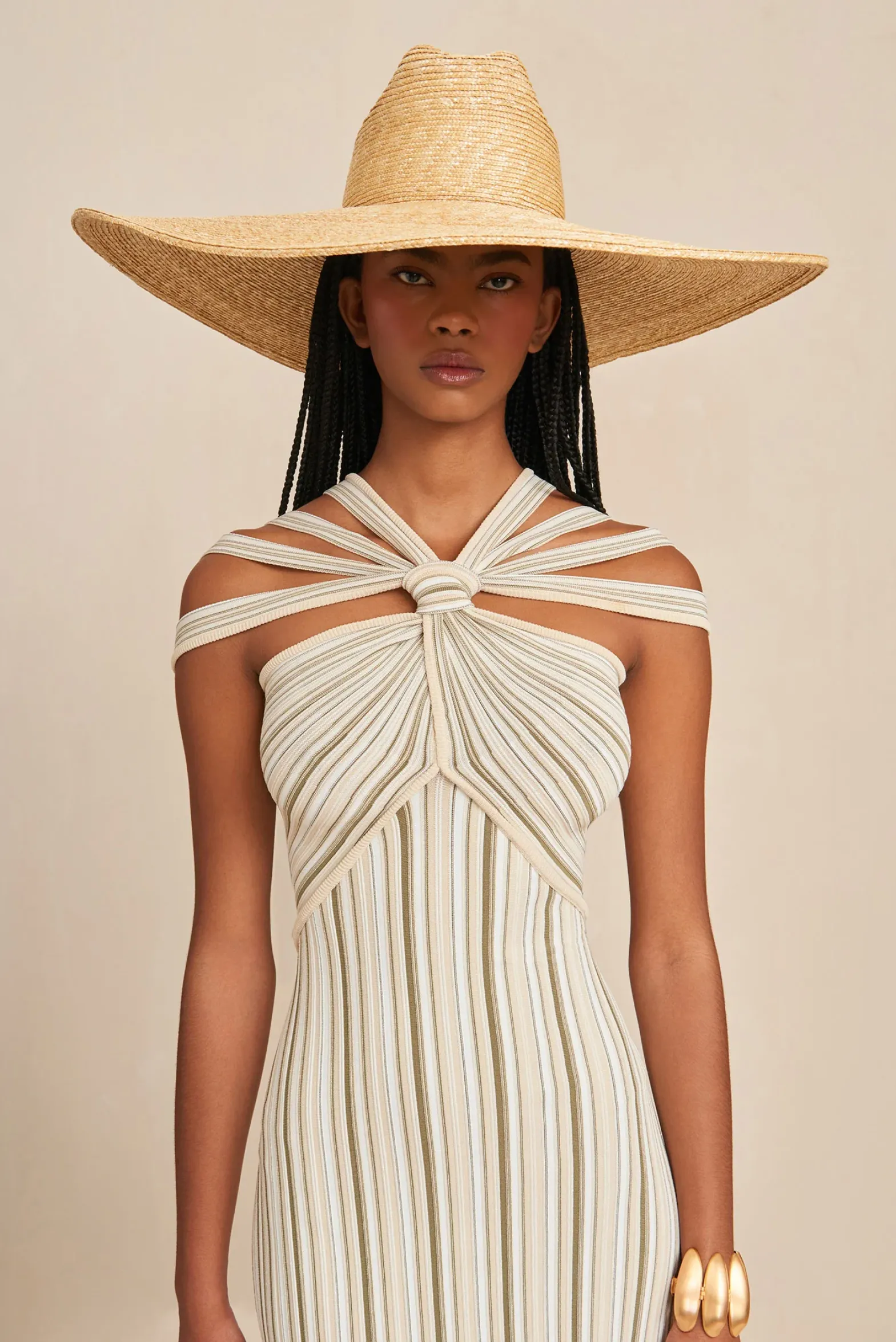 Knits|Dresses>Cult Gaia ALICA KNIT DRESS - Beach Combo