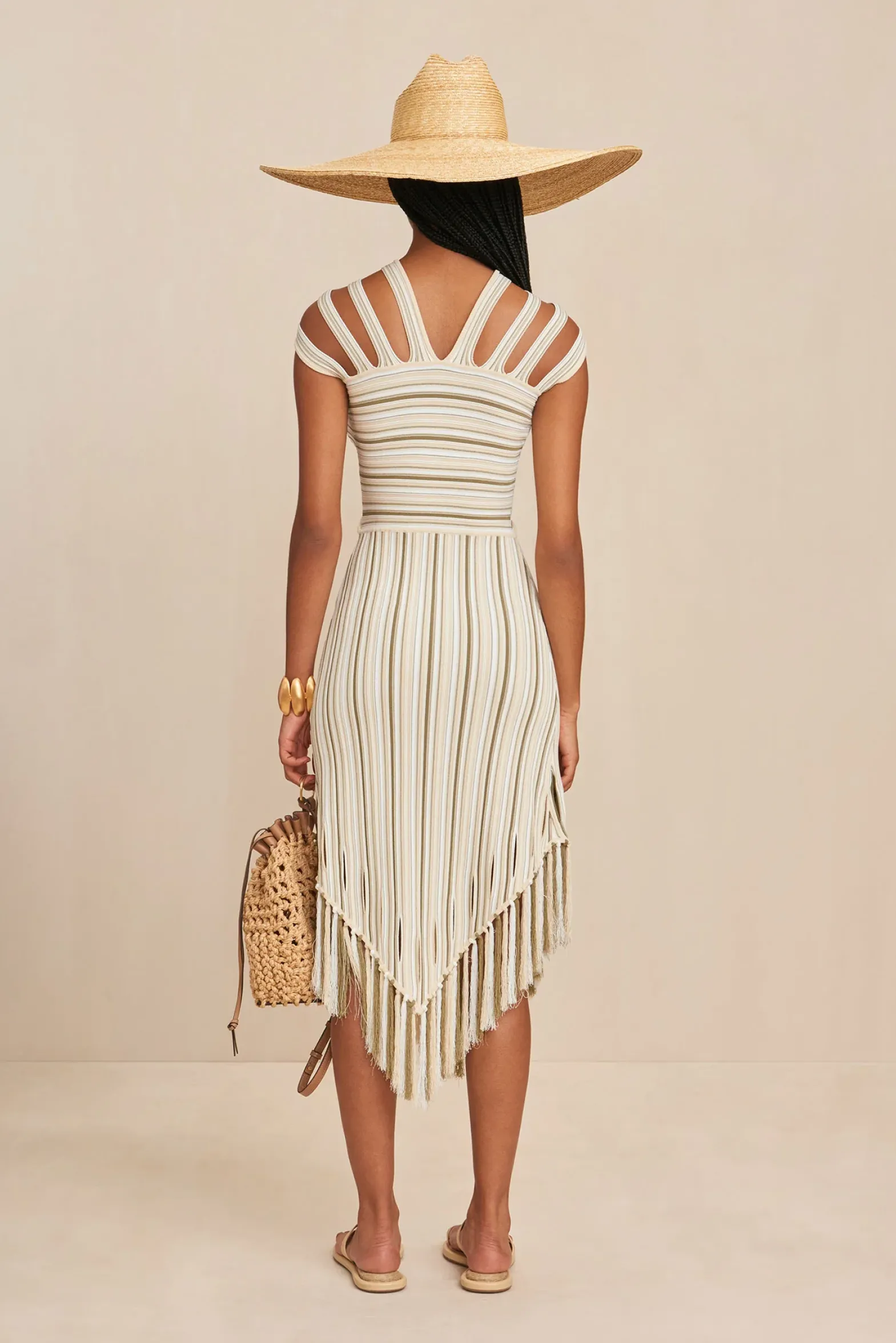 Knits|Dresses>Cult Gaia ALICA KNIT DRESS - Beach Combo