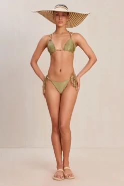 Bikinis>Cult Gaia AMARIS BIKINI BOTTOM - Tea