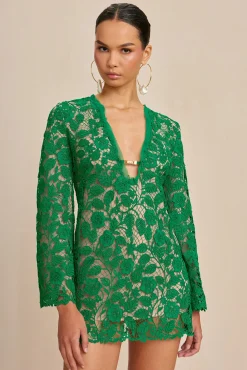 Dresses>Cult Gaia ANIYA DRESS - Malachite