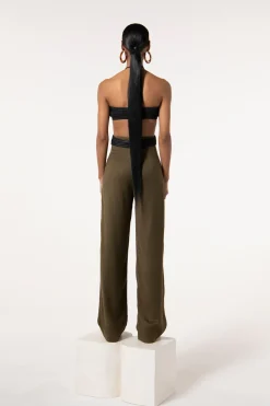 Tops>Cult Gaia ARCHER CROCHET TOP - Black