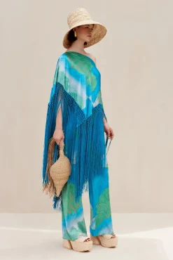 Sets|Tops>Cult Gaia ASHANTI TOP - Landscape Print