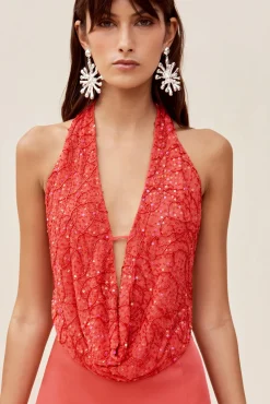 Tops>Cult Gaia BALLINA TOP - Sunkiss