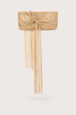 Clutches>Cult Gaia BANU MINI RHINESTONE CLUTCH - Champagne