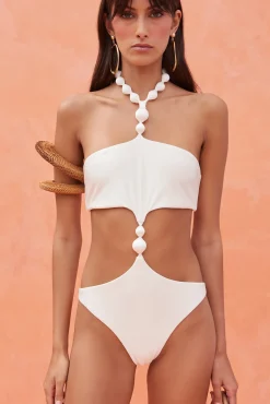 One Pieces>Cult Gaia CAITRIONA ONE PIECE - Off White