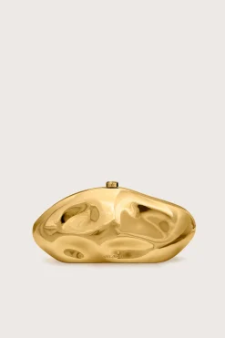 Clutches>Cult Gaia CALDERA CLUTCH - Shiny Gold