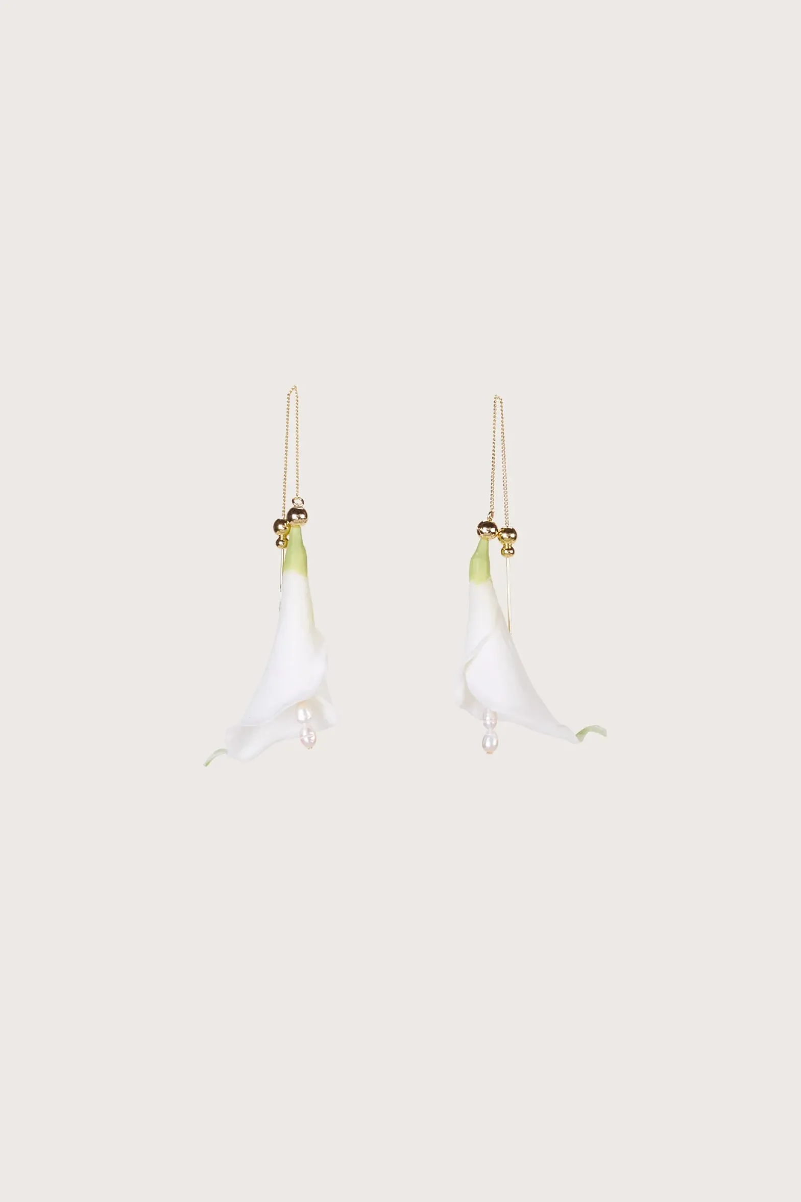 Earrings>Cult Gaia CALLA EARRING - White
