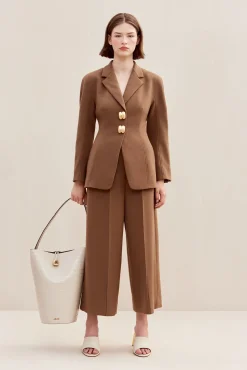 Sets|Bottoms>Cult Gaia CARO PANT - Affogato