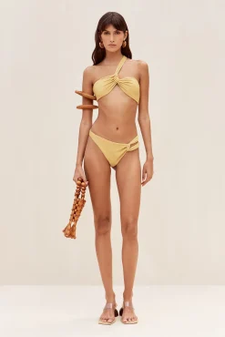 Bikinis>Cult Gaia CHARMAINE BIKINI BOTTOM - Champagne