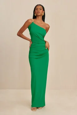 Dresses|Gowns>Cult Gaia COBIE GOWN - Malachite