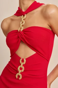 Knits|Dresses>Cult Gaia CRISTOS KNIT DRESS - Lollipop