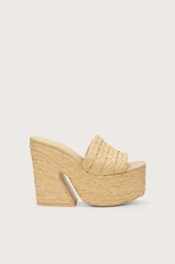 Platforms|Shoes>Cult Gaia DARIA PLATFORM - Natural