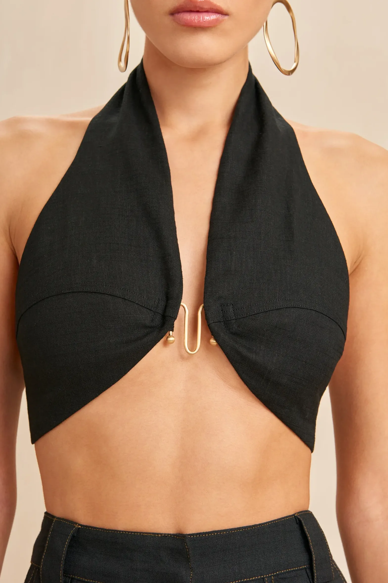 Sets|Tops>Cult Gaia DIEM TOP - Black