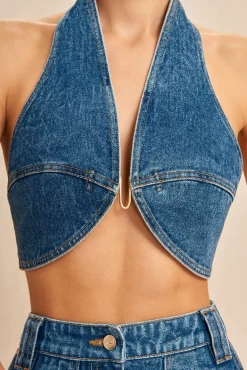 Tops>Cult Gaia DIEM TOP - Indigo