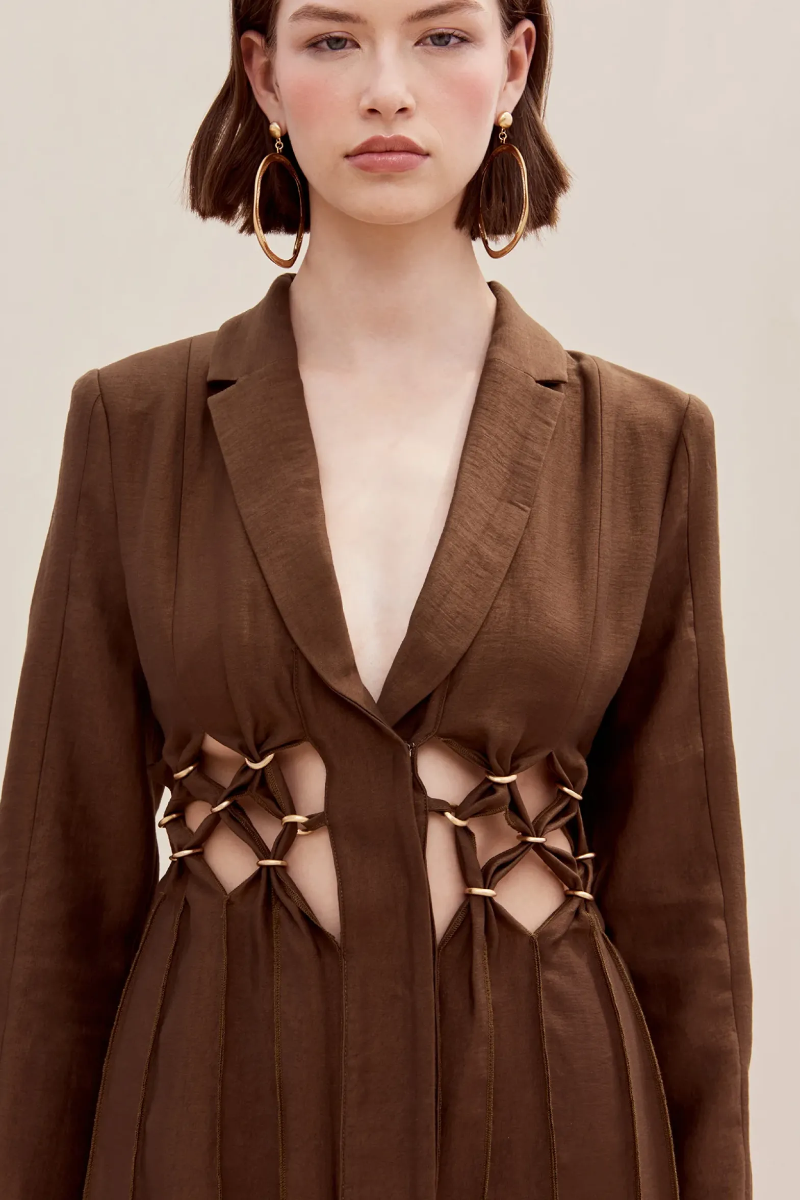 Dresses>Cult Gaia ELANA DRESS - Affogato