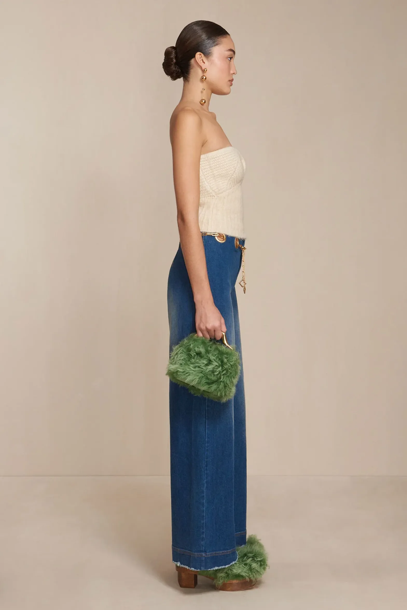 Knits|Tops>Cult Gaia ELLISON KNIT TOP - Off White