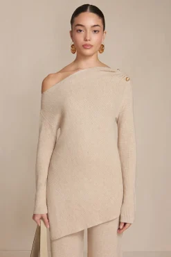 Sets|Tops>Cult Gaia ELORY KNIT TOP - Tawn