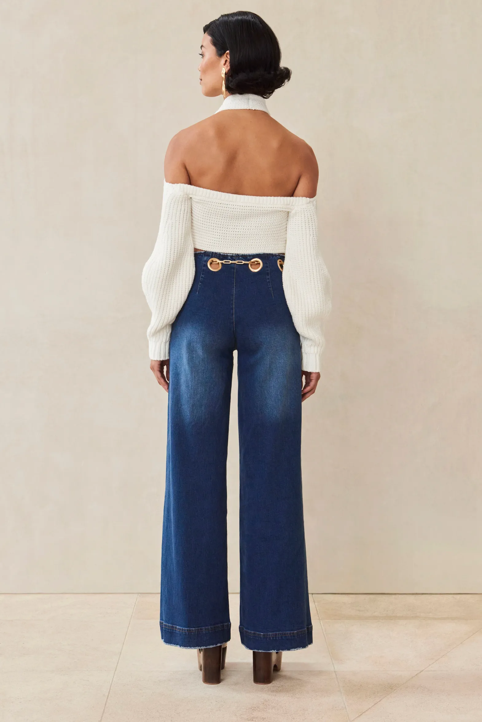 Tops|Knits>Cult Gaia ELYSE KNIT TOP - Off White