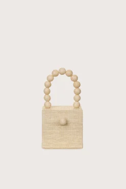 Mini Bags>Cult Gaia EOS TOP HANDLE BAG - SAND Natural