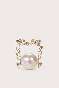 Mini Bags|Clutches>Cult Gaia FANA BAG - IVORY Pearl