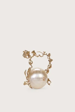 Mini Bags|Clutches>Cult Gaia FANA BAG - IVORY Pearl