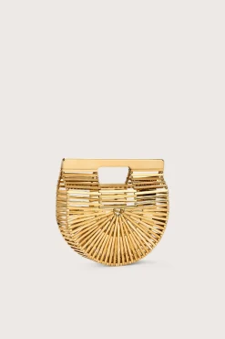 Mini Bags>Cult Gaia GAIA`S ARK MINI BAG - Shiny Brass