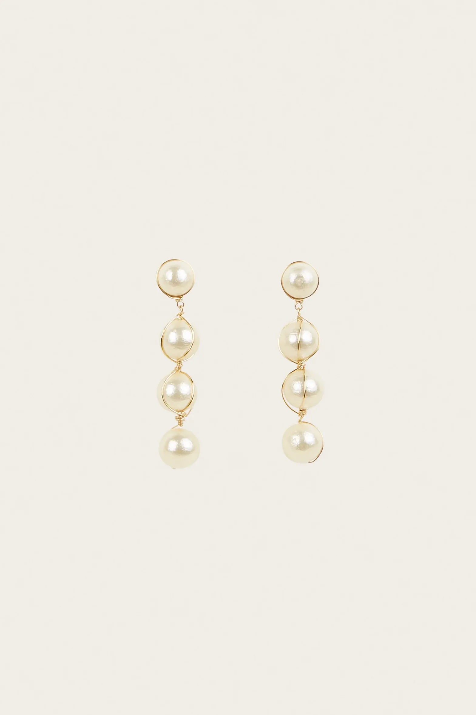 Earrings|Jewelry>Cult Gaia GIGA EARRING - Pearl