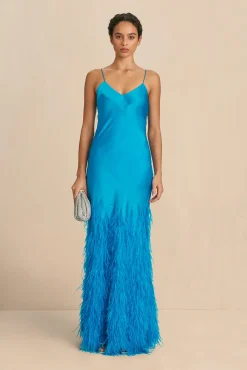 Gowns>Cult Gaia HANSAL GOWN - Lake Blue