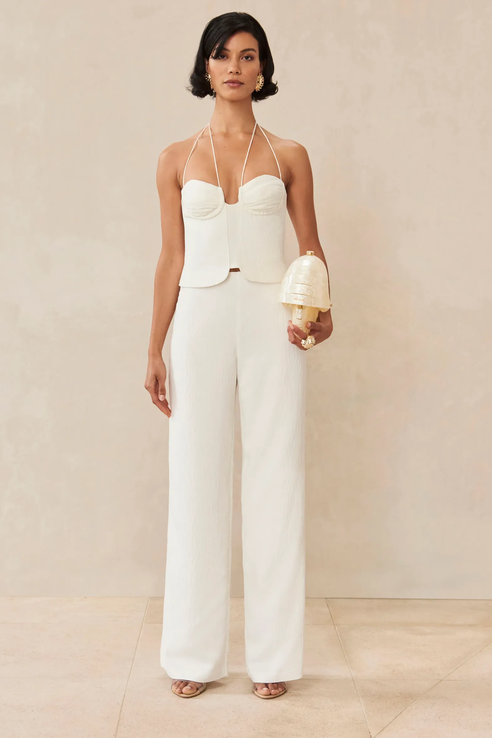 Tops>Cult Gaia HAVANA TOP - Off White