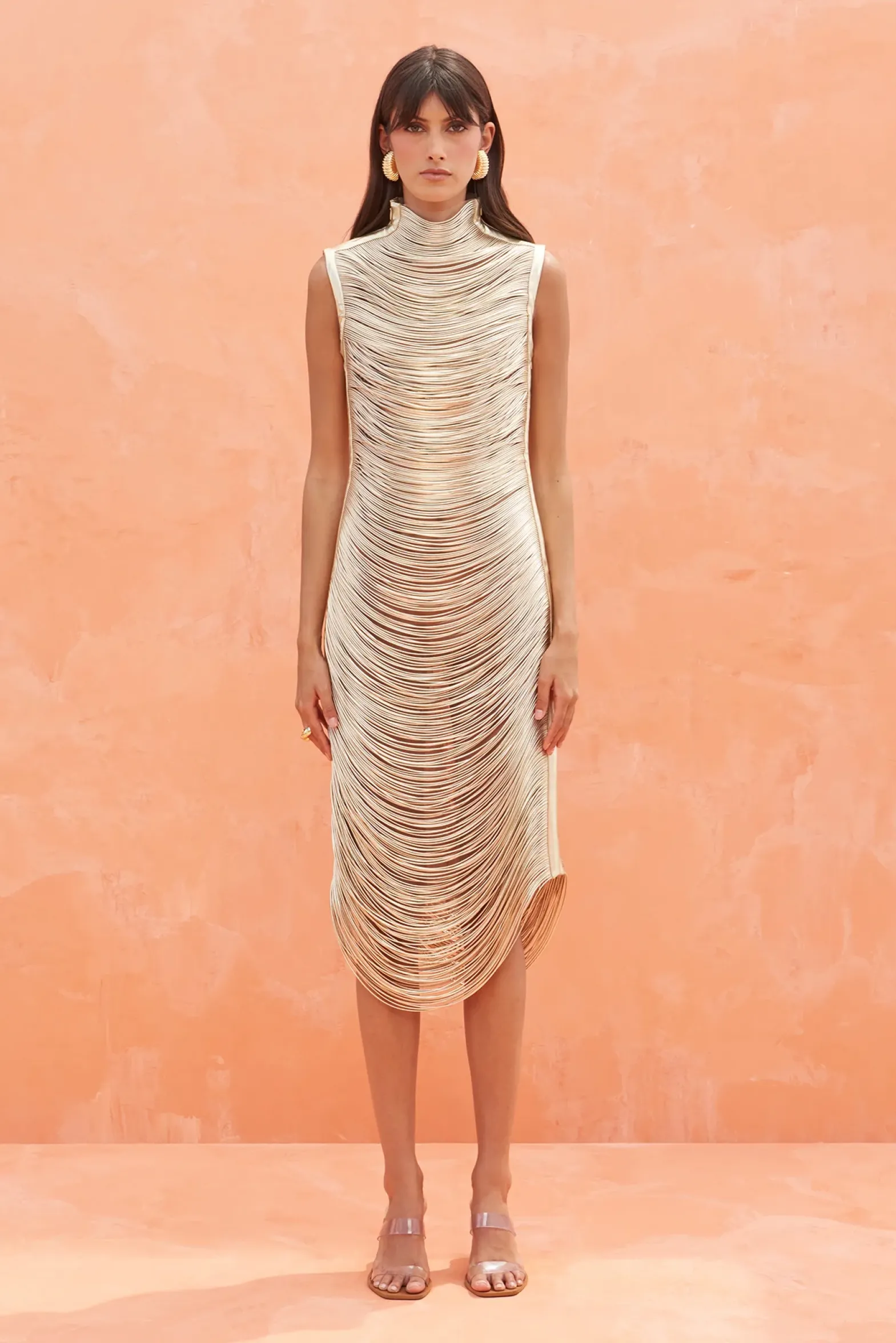 Dresses>Cult Gaia HEIDI DRESS - Gold