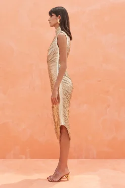 Dresses>Cult Gaia HEIDI DRESS - Gold