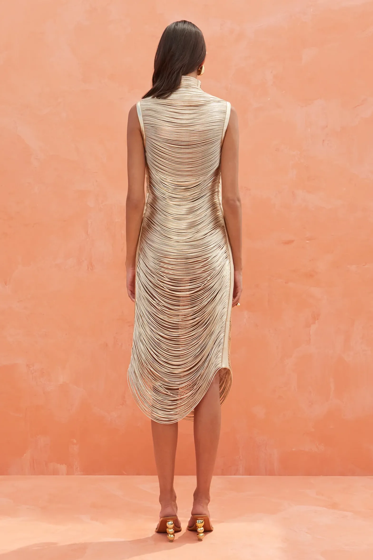 Dresses>Cult Gaia HEIDI DRESS - Gold