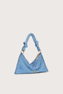 Shoulder Bags|Mini Bags>Cult Gaia HERA NANO RHINESTONE SHOULDER BAG - Light Sapphire
