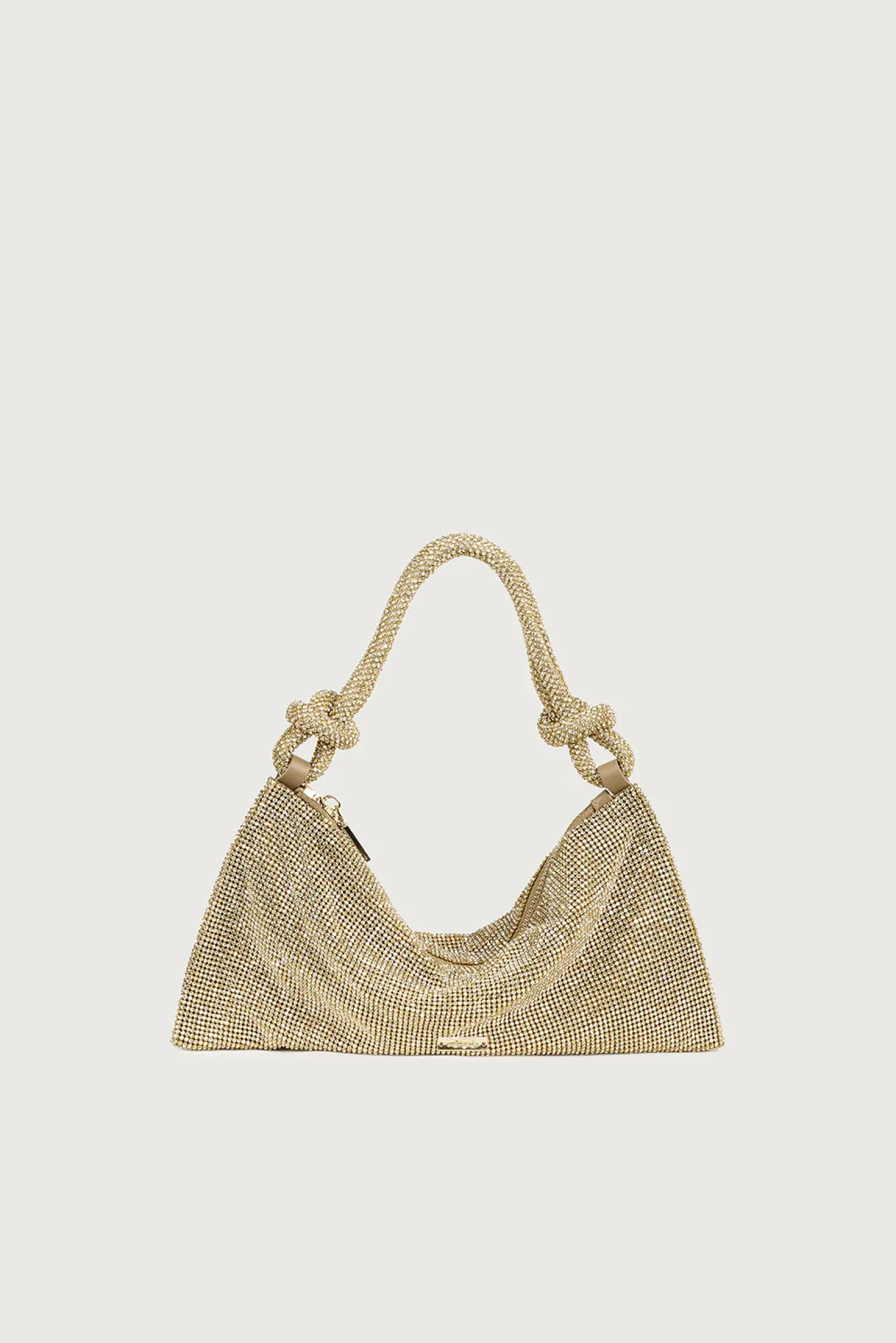 Shoulder Bags|Mini Bags>Cult Gaia HERA NANO RHINESTONE SHOULDER BAG - Sand Dollar