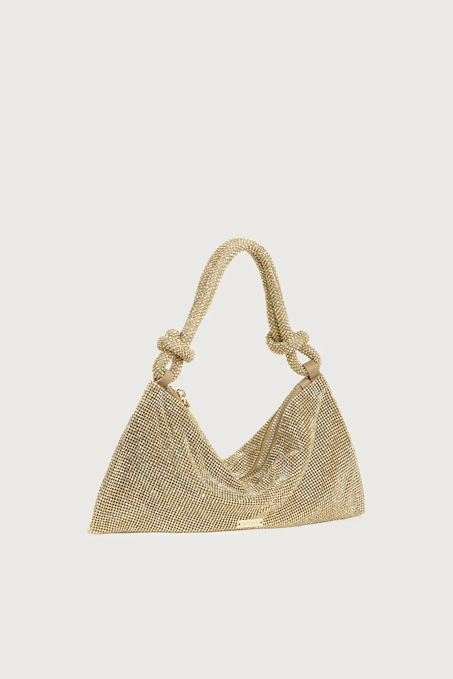 Shoulder Bags|Mini Bags>Cult Gaia HERA NANO RHINESTONE SHOULDER BAG - Sand Dollar
