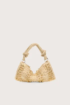 Shoulder Bags|Mini Bags>Cult Gaia HERA NANO SHOULDER BAG - Natural Raffia