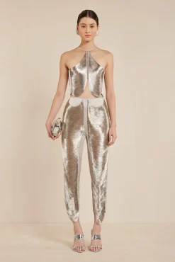 Bottoms>Cult Gaia ILLARIA PANT - Silver