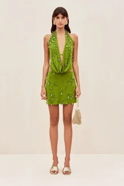 Dresses>Cult Gaia ISSEY DRESS - Olea