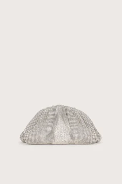 Mini Bags|Clutches>Cult Gaia JAALA MINI RHINESTONE CLUTCH - Clear