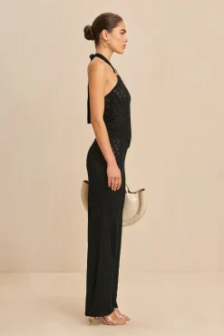 Sets|Tops>Cult Gaia JAMIE KNIT TOP - Black