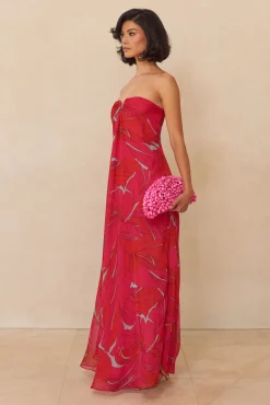 Gowns>Cult Gaia JANELLE GOWN - Chantarelle Pink