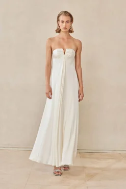 Gowns>Cult Gaia JANELLE GOWN - Off White