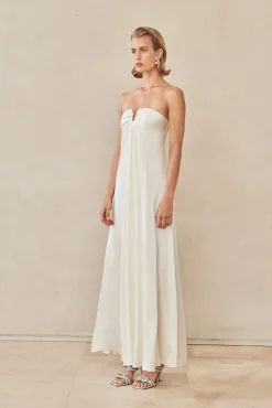 Gowns>Cult Gaia JANELLE GOWN - Off White