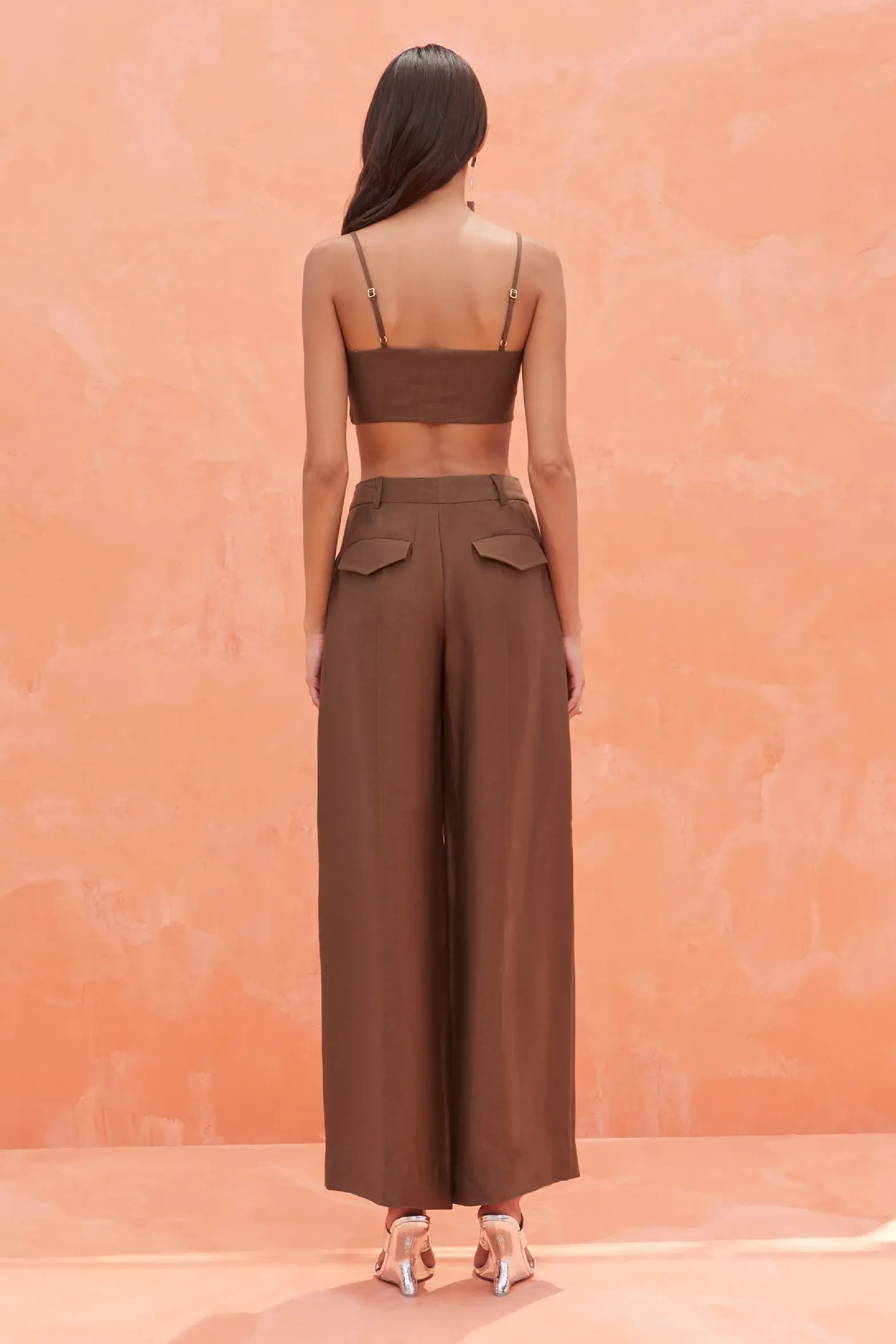 Sets|Bottoms>Cult Gaia JANINE PANT - Affogato