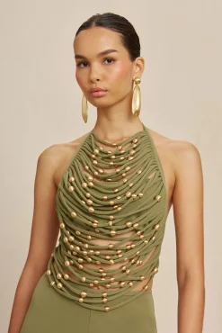 Tops>Cult Gaia JONNA TOP - Tea