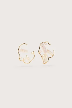Earrings|Jewelry>Cult Gaia JUANA EARRING - Pearl