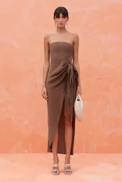 Dresses>Cult Gaia KELLI DRESS - Affogato